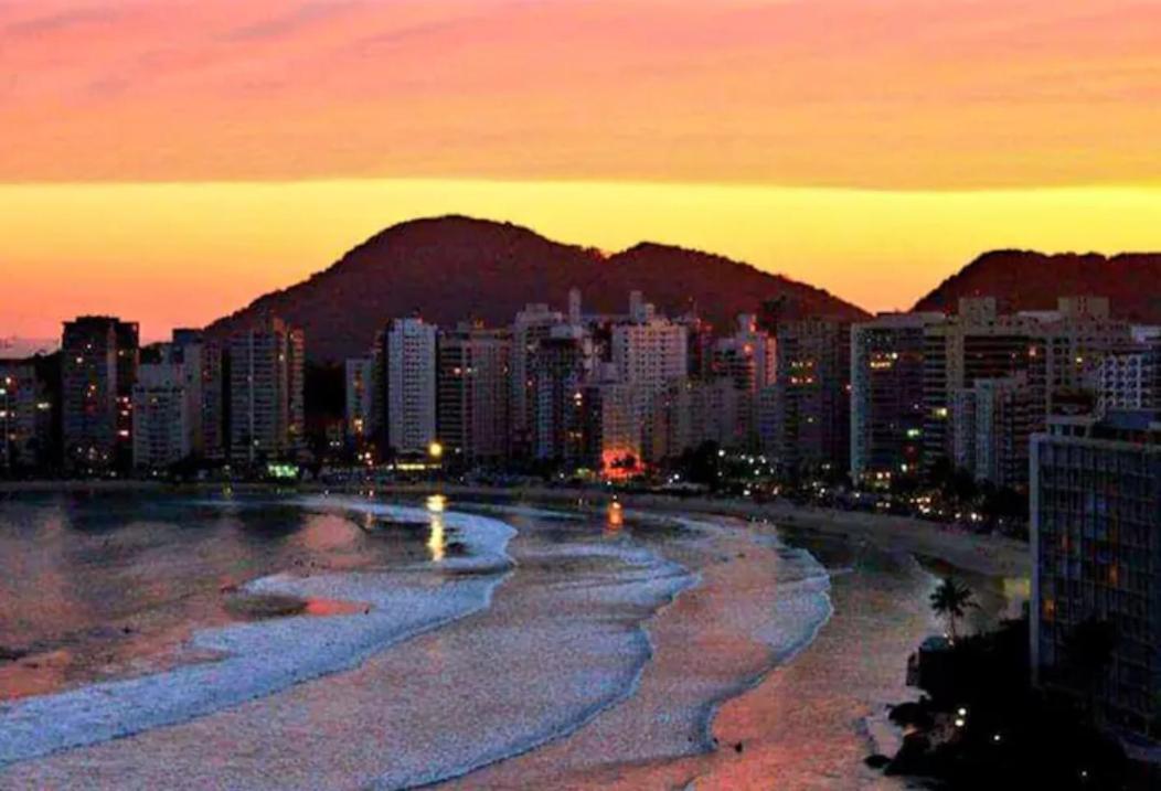 Apartamento Guaruja, Praia Asturias Aconchegante Lägenhet Exteriör bild