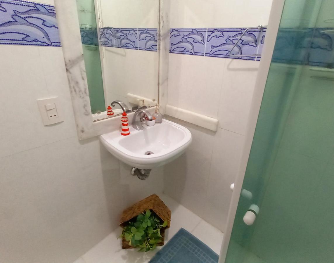 Apartamento Guaruja, Praia Asturias Aconchegante Lägenhet Exteriör bild