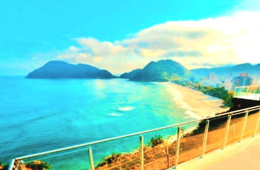 Apartamento Guaruja, Praia Asturias Aconchegante Lägenhet Exteriör bild